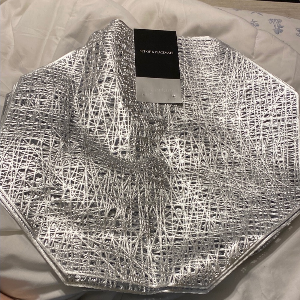 Silver Placemats Set of 6